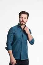 Baurotti Overhemd Slim Fit Turquoise