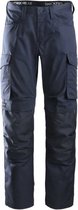 Snickers 6801 Service Broek met Kniestukzakken - Donker blauw/Donker blauw - 56