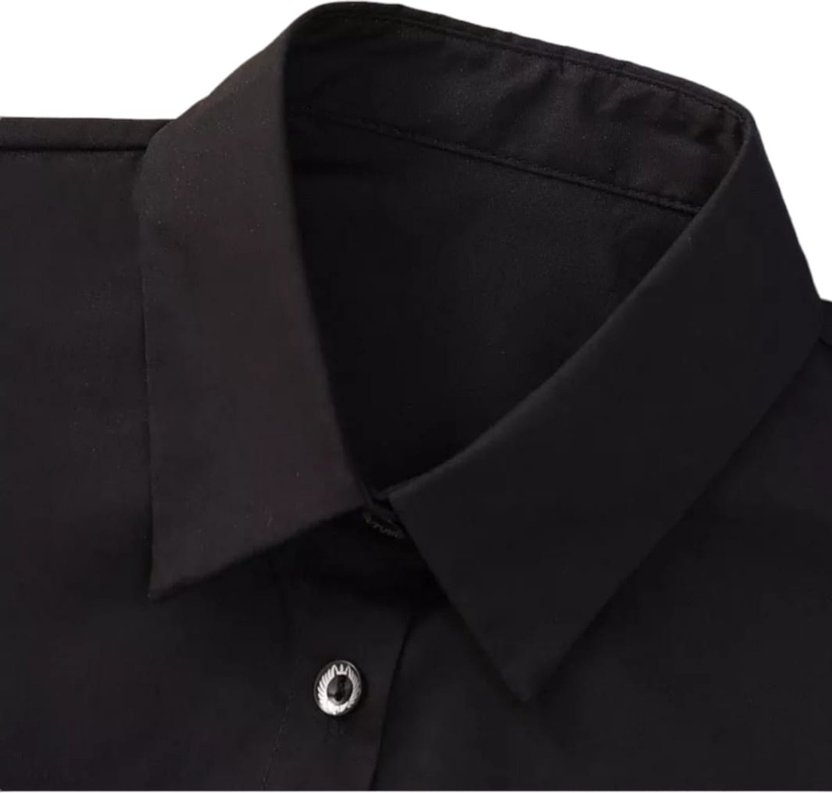 Losse Kraag Zwart - Blouse kraag -Decoratieve kraagje - Verstelbaar Nep Blouse- one size
