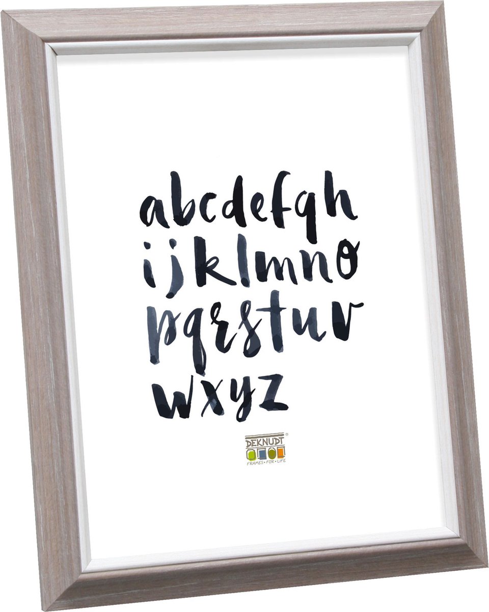 Deknudt Frames fotolijst S42JF3 - beige met biesje - foto 20x25 cm