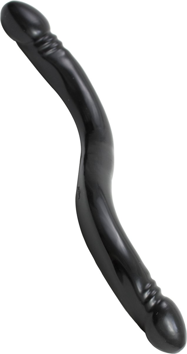 Goedkoopste Doc Johnson Built In America dubbele dildo Smooth Double Header, 18 zwart - 44,96 cm