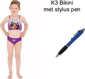 Bikini K3 - Marthe - Hanne - Julia. Taille 98/104 cm - 3/4 ans + 1 Stylet EXTRA.