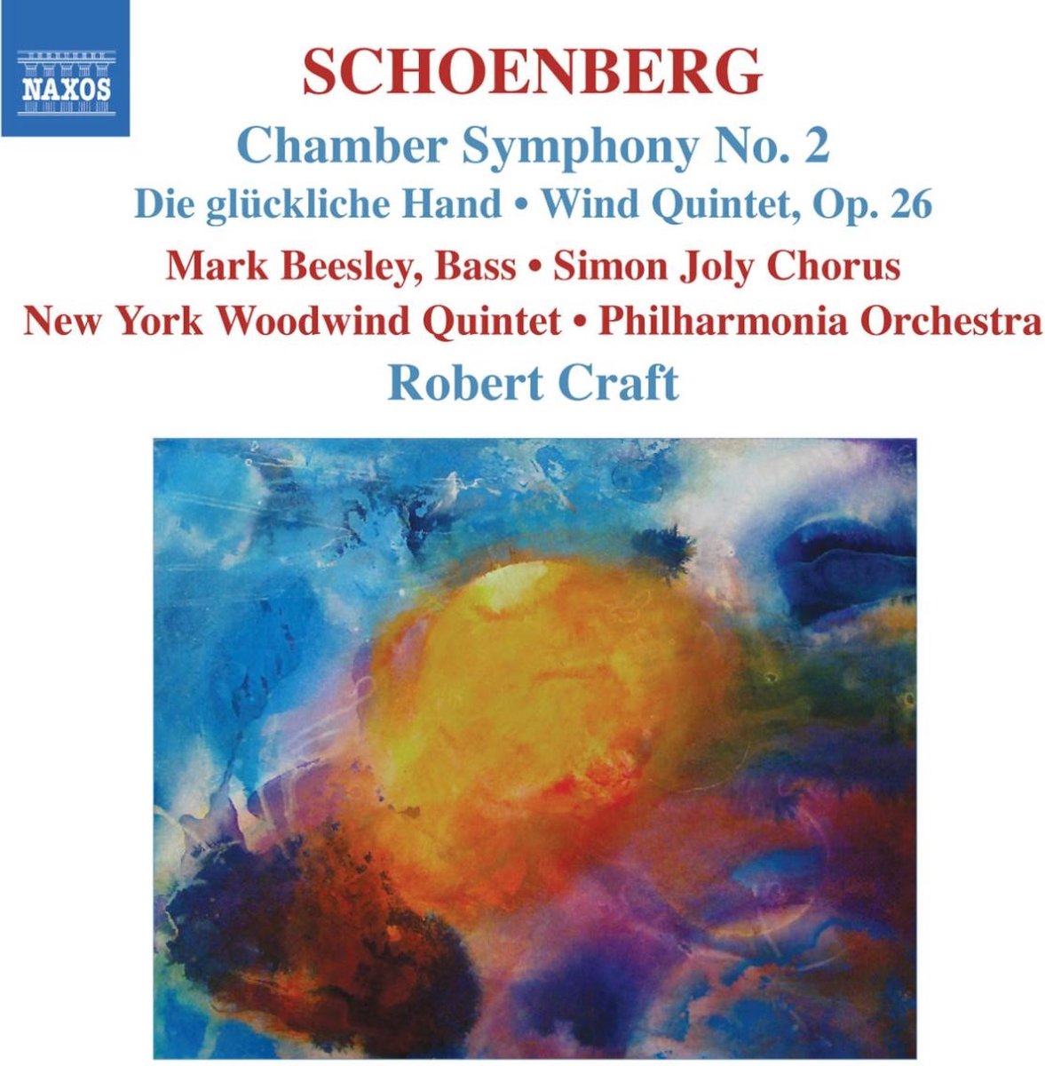 Mark Beesley, Philharmonia Orchestra - Schönberg: Chamber Symphony No.2 (CD)