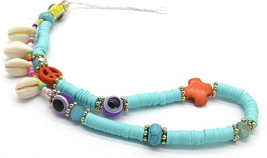 Dragonne Pour Téléphone Avec Perles Et Pierres – Bracelet Détachable – Longueur 18 Cm – Compatible Charge Sans Fil – Accessoire élégant