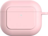Jumada's  "Geschikt" voor Apple Airpods hoesje - Airpods 3 - Softcase - Roze - Beschermhoesje