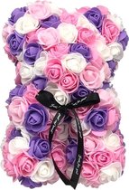 Fleur Artificielle - Rose Teddy Bear 25 cm - Rose Bear - Rose Teddy - Amour - Fête des Mères - Anniversaire - Cadeau Saint Valentin