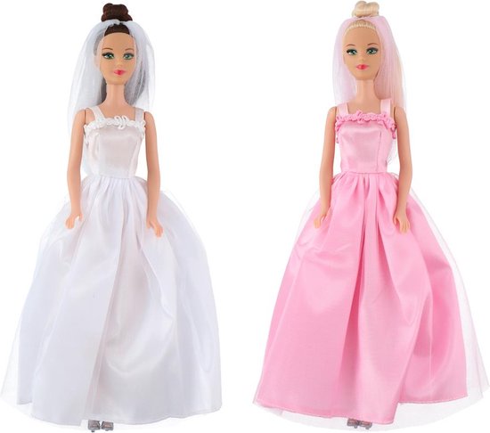 Modepop bruid 29cm (1 stuk) assorti van DreamLand — afbeelding 2