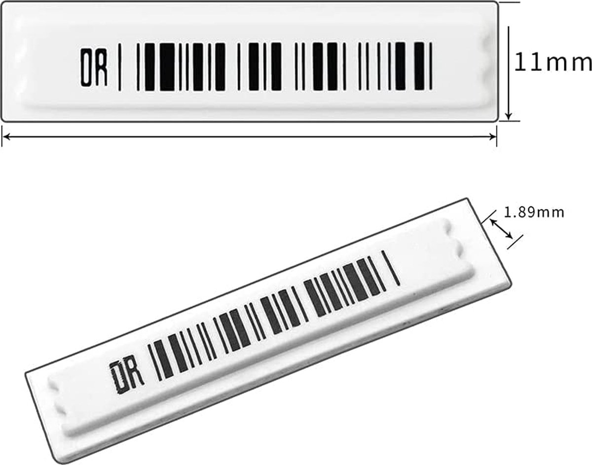 1000pcs Security Sticker EAS RF 8.2Mhz 4x4cm Barcode