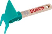Klein Toys Bosch tuin schoffel - 13,5x10,5x4,5 cm - incl. houten handvat en ophangoog - groen