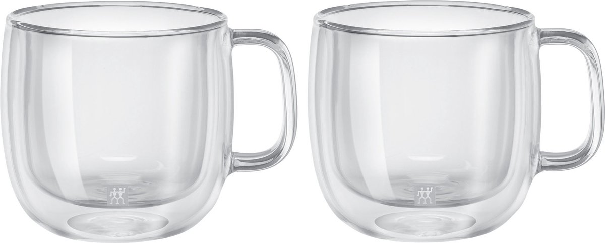 Zwilling Sorrento Dubbelwandig Cappucino Glas 450 Ml Met Oor Set 2 39500-113