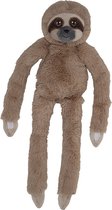 Pluche dieren knuffels hangende Luiaard van 48 cm - Knuffeldieren speelgoed
