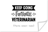 Affiche Citation - Vétérinaire - Student - 120x80 cm