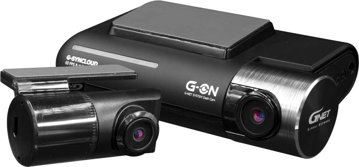 Gnet G-ON2 2CH QuadHD Cloud Wifi GPS 64gb dashcam - Dashcamdeal