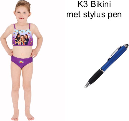 K3 Bikini - Marthe - Hanne - Julia. Maat 122/128 cm - 7/8 jaar + EXTRA 1  Stylus Pen. | bol.com