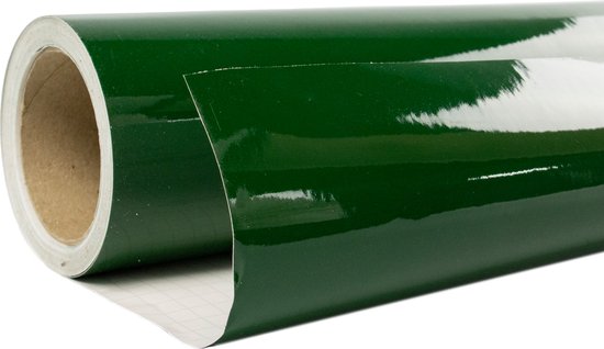 Plakfolie - Oracal - Donkergroen – Glanzend – 117 cm x 10 m - RAL 6005 - Meubelfolie - Interieurfolie - Zelfklevend