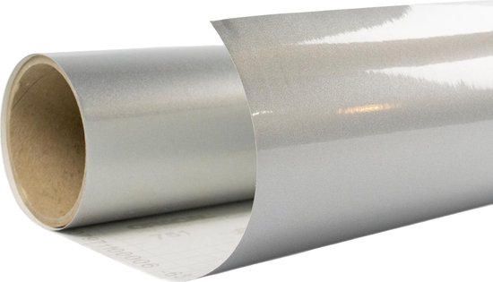 Plakfolie - Oracal - Zilver – Glanzend – 117 cm x 5 m - RAL 9006 - Meubelfolie - Interieurfolie - Zelfklevend