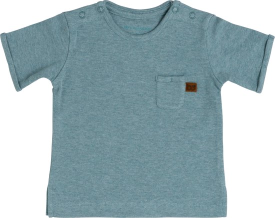 T-shirt Baby's Only Melange - Stonegreen - 50 - 100% coton écologique - GOTS