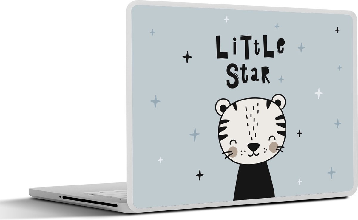Laptop sticker - 13.3 inch - Spreuken - Little star - Baby - Quotes - Kids - Kinderen - Jongens - Meiden - 31x22,5cm - Laptopstickers - Laptop skin - Cover