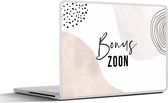 Laptop sticker - 17.3 inch - Familie - 'Bonuskind' - Spreuken - Quotes - 40x30cm - Laptopstickers - Laptop skin - Cover