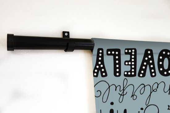 Tapisserie murale - Tissu mural - Proverbes - Bébé - Citations - Mots - Enfants - 60x45 cm - Tapisserie murale