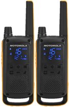 Motorola T82 Extreme PMR446 2-Way Walkie Talkie Radio Twin Pack - Jaune/Noir