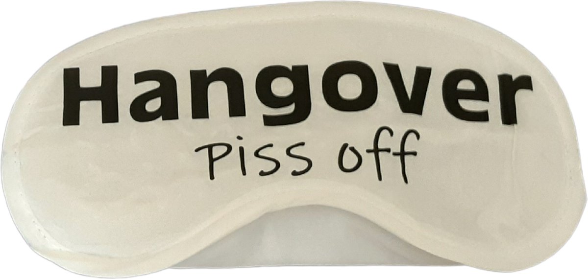 TWOA-Slaapmasker-Grappige tekst- Wit polyester- Hangover