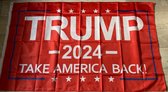 USArticlesEU - Donald Trump Vlag - Trump Vlag - Trump 2024 -  Trump 2020 - Verkiezingen vlag - Amerika vlag - US vlag- USA Vlag - Trump vlag rood - Americana - 150 x 90 cm - Amerik