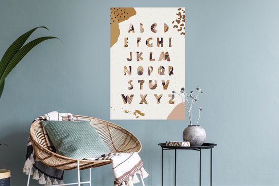 Stickers Stickers muraux - Citations - Alphabet - Dictons - Enfants - Kids - Bébé - 40x60 cm - Feuille adhésive