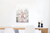 Poster This princess rules the castle - Quotes - Spreuken - Kinderen - Kids - Baby - Princess - 60x90 cm - Poster Babykamer