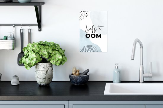 Affiche Proverbes - Citations - 'Cher Oncle' - 20x30 cm