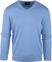 Suitable - Respect Vini Pullover V-Hals 262 Blauw - 3XL - Modern-fit