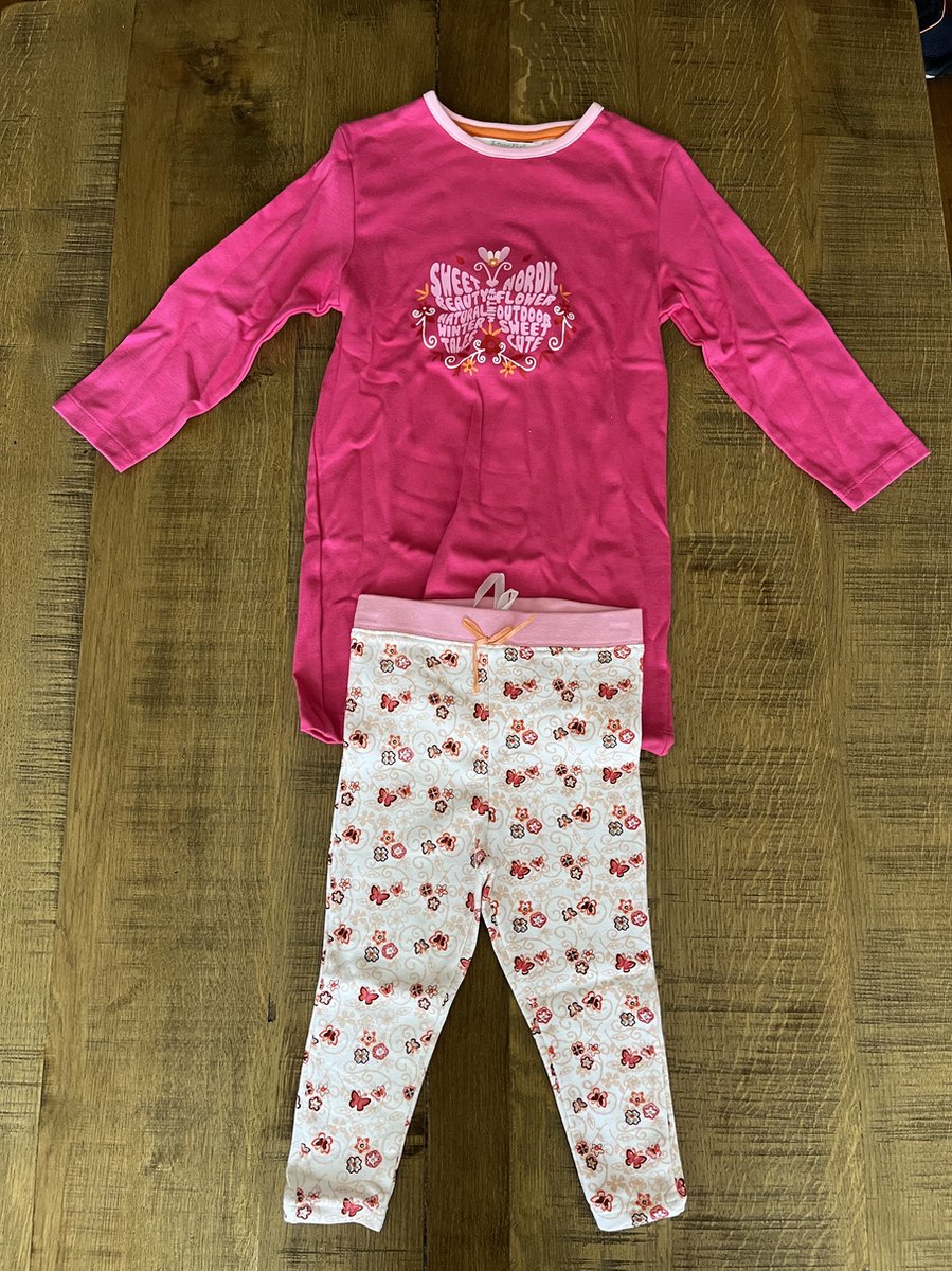 Meisjes kinderpyjama Angelfisch maat 104