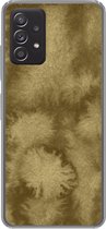 Geschikt voor Samsung Galaxy A53 5G hoesje - Goud - Verf - Abstract - Siliconen Telefoonhoesje