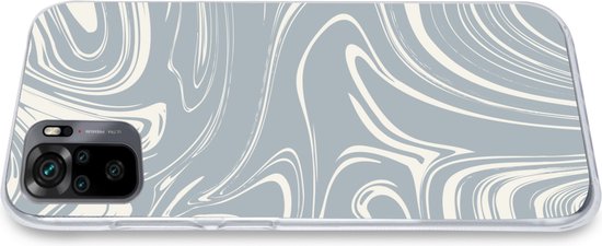 Coque Xiaomi Redmi Note 10 Pro - Imprimé Marbre - Jaune - Motifs - Coque en Siliconen -