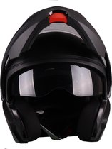 Vito Systeemhelm Lanzetti - Motorhelm - Mat Zwart- Maat M