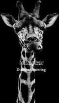Diamond Painting - Giraffe - Zwartwit - Dieren - Kado - 50x70 cm - Moederdag - Kerst