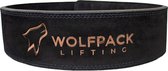 Wolfpack Lifting -  Lever Belt - Lifting Belt - Powerlift Riem - Zwart/Bruin - S