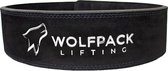 Wolfpack Lifting -  Lever Belt - Lifting Belt - Powerlift Riem - Zwart/Wit XL