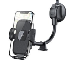 Joyroom telefoonhouder - voorruit en dashboard - zwart - verstelbaar - universeel