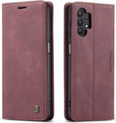 Samsung Galaxy A32 5G - CaseMe hoesje met pasjeshouder - Bookcase - PAARS