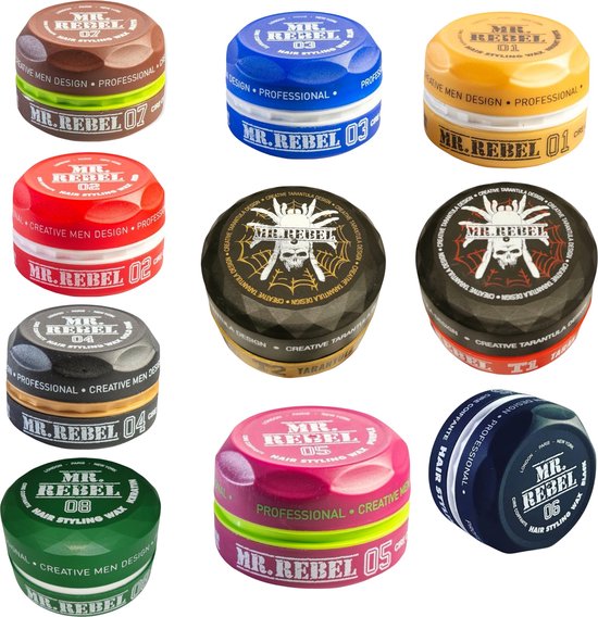 Haar Wax Hair Styling Wax Haar Gel Mr Rebel Voordeelpak Hair Styling