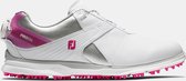 Dames Golfschoenen - Footjoy PRO SL - BOA - Wit/Roze - 42