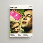 Fight Club Poster - Minimalist Filmposter A3 - Fight Club Movie Poster - Fight Club Merchandise - Vintage Posters