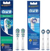 ORAL-B - Opzetborstels - DUAL CLEAN+PRECISION CLEAN - Elektrische tandenborstel borsteltjes - COMBIDEAL