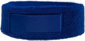 hoofdband 18 x 6 cm katoen blauw one-size