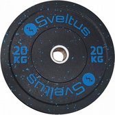 Olympische halterschijf rubber 20 kg