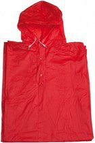 regenponcho one size unisex rood