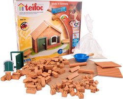 Teifoc® Bouwdoos Knutselpakket - Starter Box - Inclusief Cement Kom, Troffel en Cement