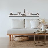 Skyline Parijs Notenhout 165 Cm Wanddecoratie Voor Aan De Muur Paris City Shapes