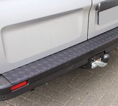 Bumperplaat Aluminium & Zwart | Citroen Jumper 2006+ | Fiat Ducato 2006+ | Peugeot Boxer 2006+ | Opel Movano 2022+ | Aluminium Zwart